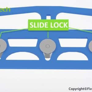 Fivetech–Slide lock for chassis application