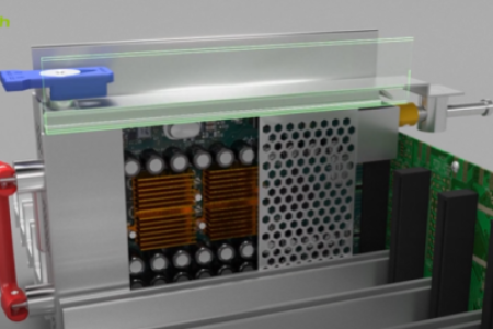 Slide lock charging piles application